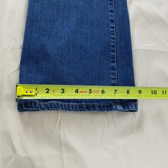 Classic Elements Jeans Womens Size 10 Mid Rise Bootcut Medium‎ Wash Blue Denim - Picture 6 of 12